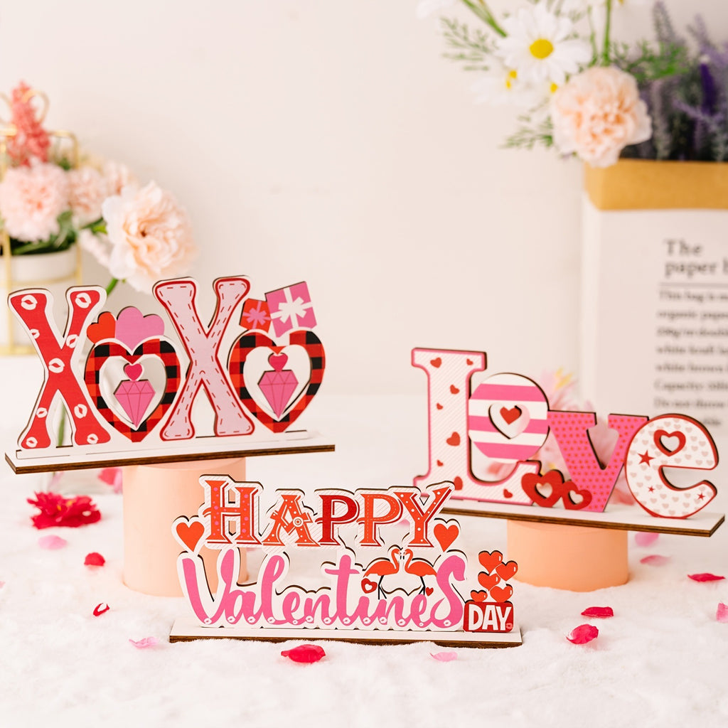 Handcrafted Wooden Love Décor