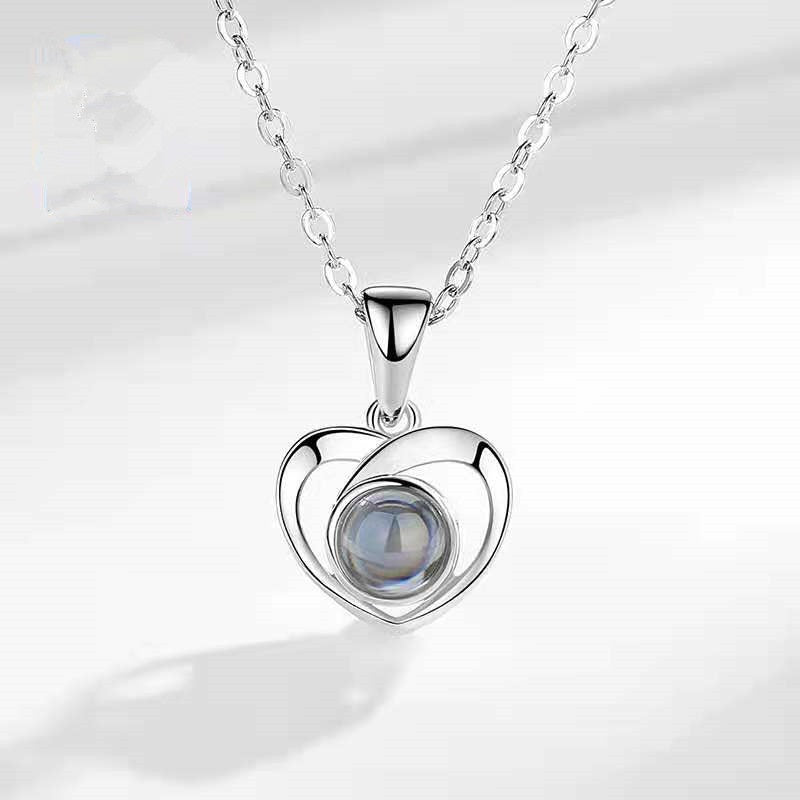 Heart Necklace-Hidden I Love You