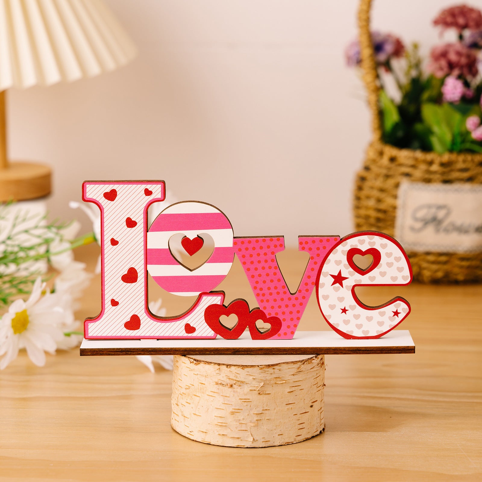 Handcrafted Wooden Love Décor